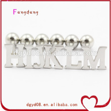 wholesale cheap piercing tongue rings with letter